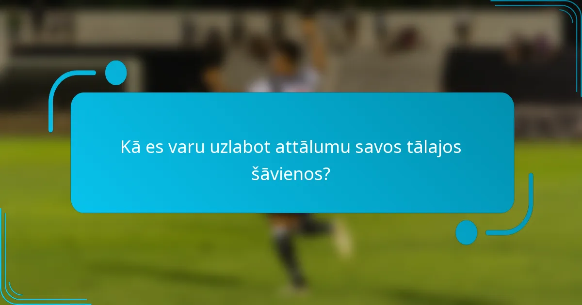 Kā es varu uzlabot attālumu savos tālajos šāvienos?